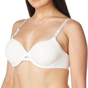 Warner's Women's Blissful Benefits Side Smoothing Wire Bra White  36C NWT